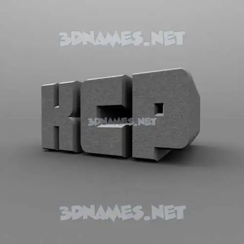 kcp in Solid Grey style - 3D name wallpaper