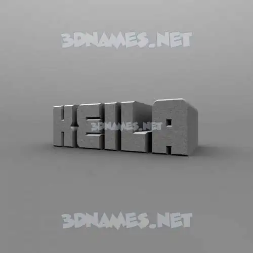 keila in Solid Grey style - 3D name wallpaper