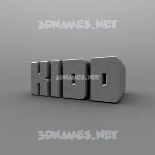 kidd in Solid Grey style - 3D name wallpaper