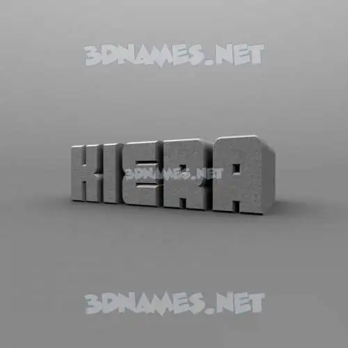kiera in Solid Grey style - 3D name wallpaper kiera in Solid Grey style - 3D name wallpaper