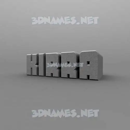 kirra in Solid Grey style - 3D name wallpaper kirra in Solid Grey style - 3D name wallpaper