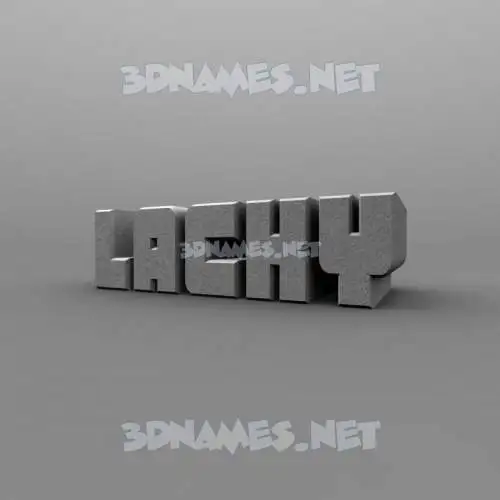 lacky in Solid Grey style - 3D name wallpaper lacky in Solid Grey style - 3D name wallpaper
