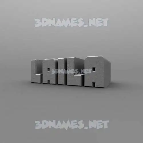 laila in Solid Grey style - 3D name wallpaper laila in Solid Grey style - 3D name wallpaper