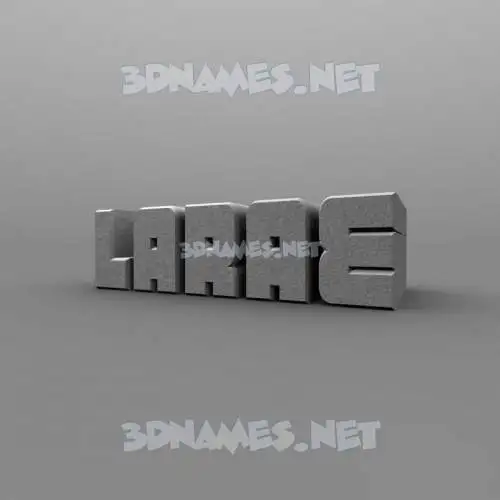 larae in Solid Grey style - 3D name wallpaper