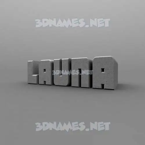 launa in Solid Grey style - 3D name wallpaper launa in Solid Grey style - 3D name wallpaper