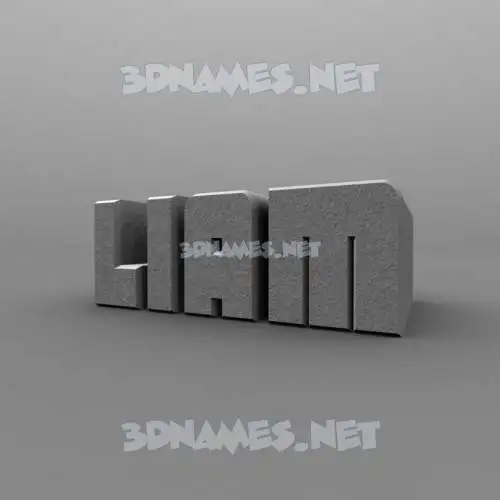 liam in Solid Grey style - 3D name wallpaper liam in Solid Grey style - 3D name wallpaper