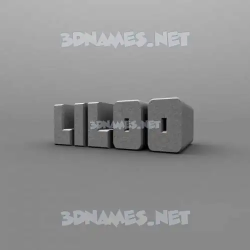liloo in Solid Grey style - 3D name wallpaper liloo in Solid Grey style - 3D name wallpaper