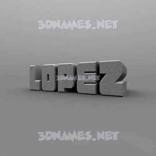 lopez in Solid Grey style - 3D name wallpaper lopez in Solid Grey style - 3D name wallpaper