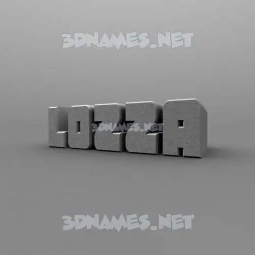lozza in Solid Grey style - 3D name wallpaper lozza in Solid Grey style - 3D name wallpaper