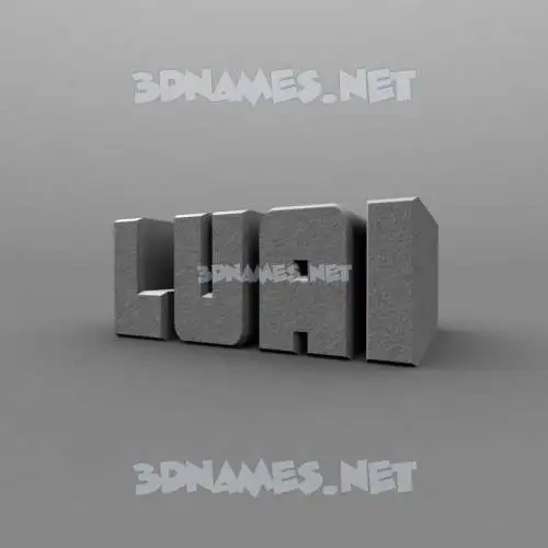 luai in Solid Grey style - 3D name wallpaper luai in Solid Grey style - 3D name wallpaper