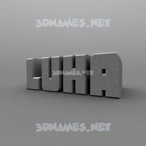 luka in Solid Grey style - 3D name wallpaper luka in Solid Grey style - 3D name wallpaper