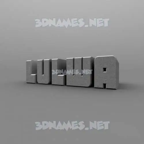 lulwa in Solid Grey style - 3D name wallpaper lulwa in Solid Grey style - 3D name wallpaper