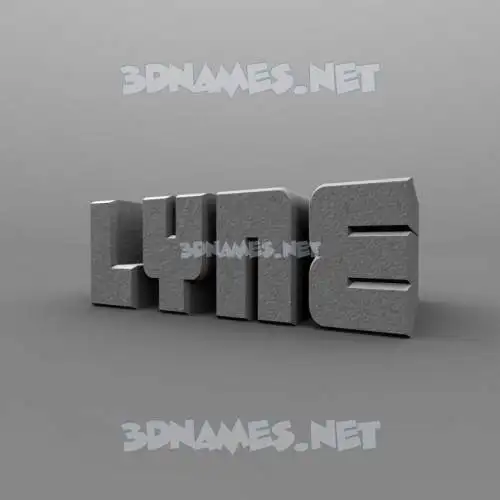 lyne in Solid Grey style - 3D name wallpaper lyne in Solid Grey style - 3D name wallpaper