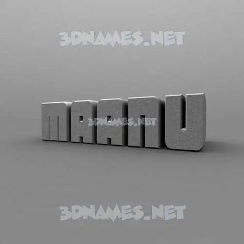 maanu in Solid Grey style - 3D name wallpaper maanu in Solid Grey style - 3D name wallpaper
