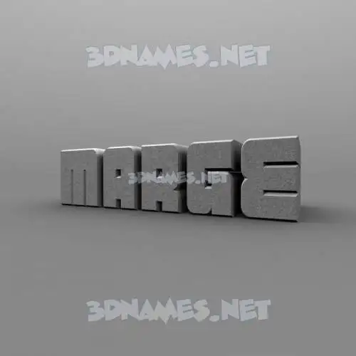 marge in Solid Grey style - 3D name wallpaper marge in Solid Grey style - 3D name wallpaper