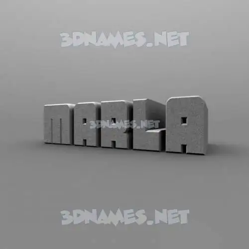 marla in Solid Grey style - 3D name wallpaper marla in Solid Grey style - 3D name wallpaper