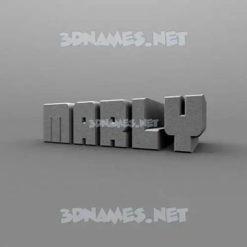 marly in Solid Grey style - 3D name wallpaper marly in Solid Grey style - 3D name wallpaper