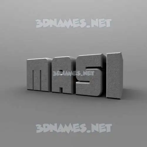 masi in Solid Grey style - 3D name wallpaper masi in Solid Grey style - 3D name wallpaper