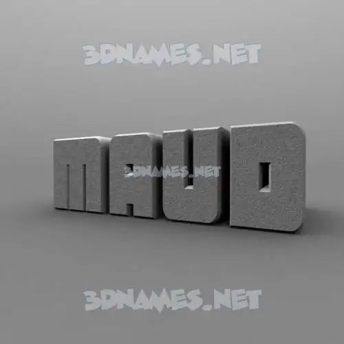 maud in Solid Grey style - 3D name wallpaper maud in Solid Grey style - 3D name wallpaper