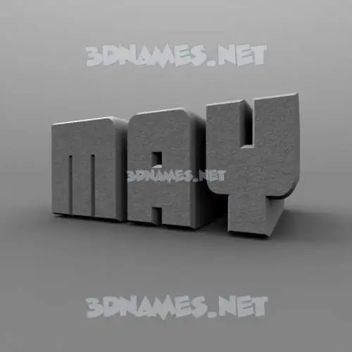 may in Solid Grey style - 3D name wallpaper may in Solid Grey style - 3D name wallpaper