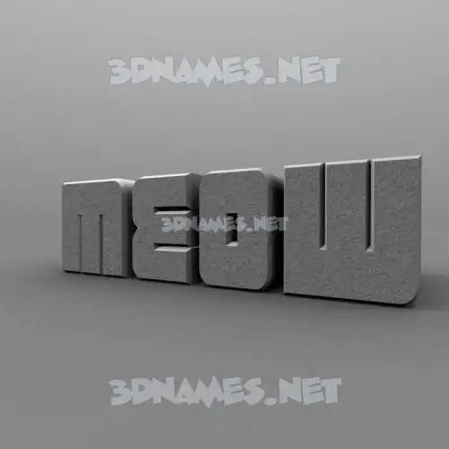 meow in Solid Grey style - 3D name wallpaper meow in Solid Grey style - 3D name wallpaper