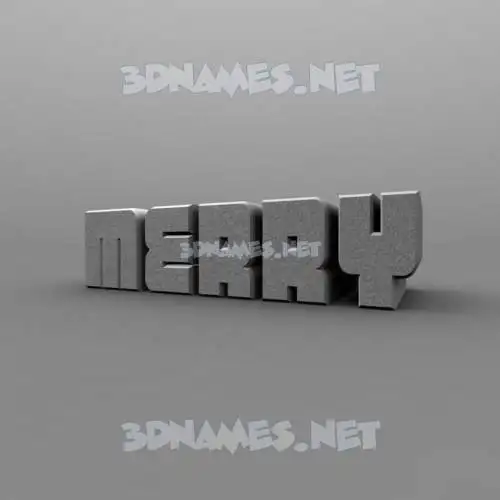 merry in Solid Grey style - 3D name wallpaper merry in Solid Grey style - 3D name wallpaper