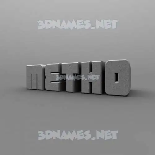 metho in Solid Grey style - 3D name wallpaper metho in Solid Grey style - 3D name wallpaper