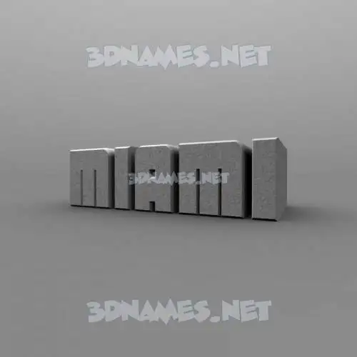 miami in Solid Grey style - 3D name wallpaper miami in Solid Grey style - 3D name wallpaper
