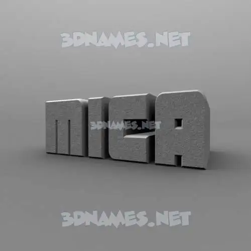 mica in Solid Grey style - 3D name wallpaper mica in Solid Grey style - 3D name wallpaper