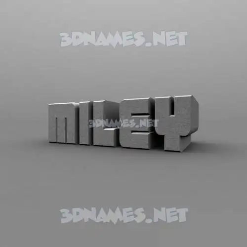 miley in Solid Grey style - 3D name wallpaper miley in Solid Grey style - 3D name wallpaper