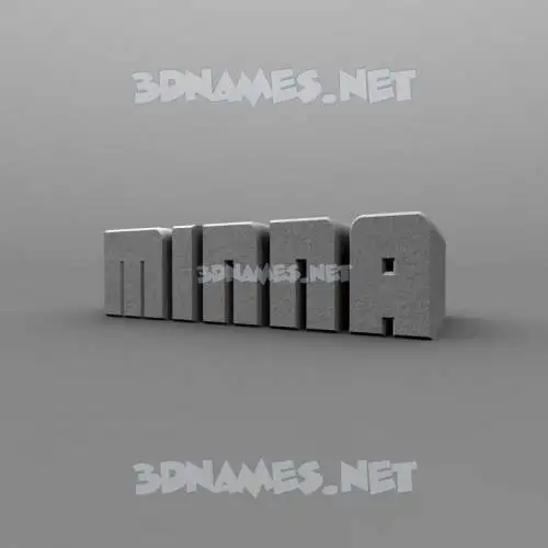 minna in Solid Grey style - 3D name wallpaper minna in Solid Grey style - 3D name wallpaper