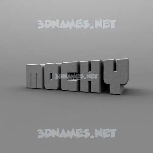 mochy in Solid Grey style - 3D name wallpaper mochy in Solid Grey style - 3D name wallpaper