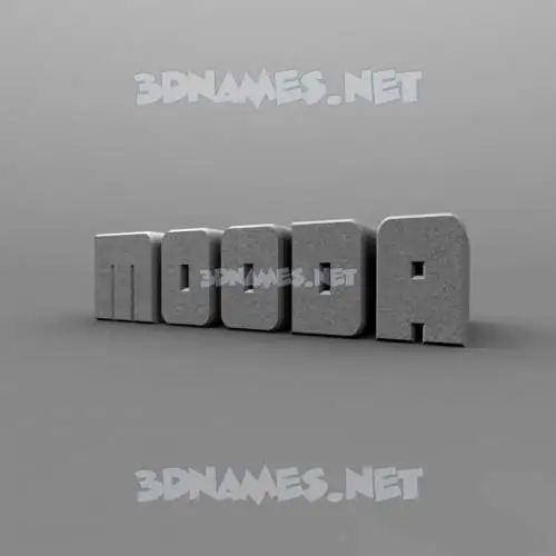 mooda in Solid Grey style - 3D name wallpaper mooda in Solid Grey style - 3D name wallpaper