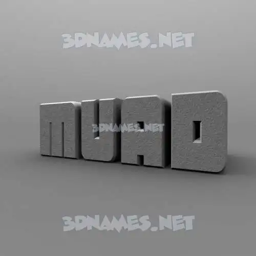 muad in Solid Grey style - 3D name wallpaper muad in Solid Grey style - 3D name wallpaper