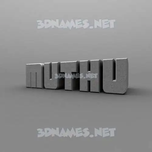 muthu in Solid Grey style - 3D name wallpaper muthu in Solid Grey style - 3D name wallpaper