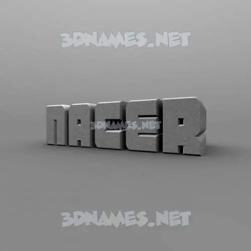 nacer in Solid Grey style - 3D name wallpaper nacer in Solid Grey style - 3D name wallpaper