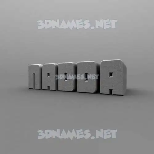 nadda in Solid Grey style - 3D name wallpaper nadda in Solid Grey style - 3D name wallpaper