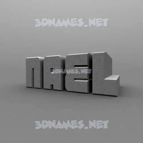 nael in Solid Grey style - 3D name wallpaper nael in Solid Grey style - 3D name wallpaper