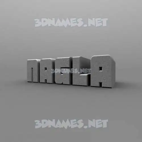 nagla in Solid Grey style - 3D name wallpaper nagla in Solid Grey style - 3D name wallpaper