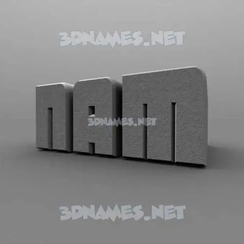 nam in Solid Grey style - 3D name wallpaper nam in Solid Grey style - 3D name wallpaper