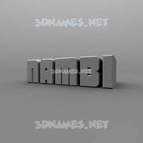nambi in Solid Grey style - 3D name wallpaper nambi in Solid Grey style - 3D name wallpaper