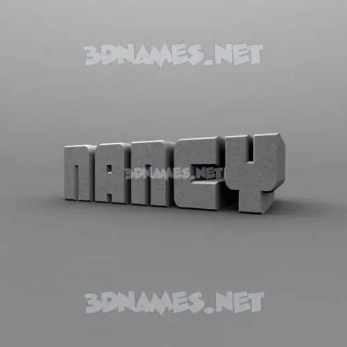 nancy in Solid Grey style - 3D name wallpaper nancy in Solid Grey style - 3D name wallpaper