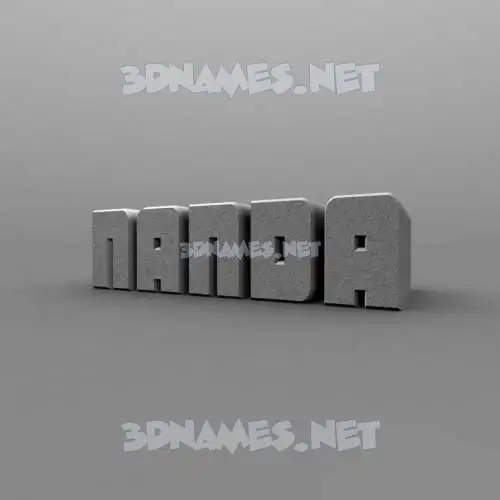 nanda in Solid Grey style - 3D name wallpaper nanda in Solid Grey style - 3D name wallpaper