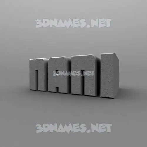 nani in Solid Grey style - 3D name wallpaper nani in Solid Grey style - 3D name wallpaper