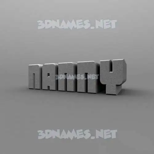 nanny in Solid Grey style - 3D name wallpaper nanny in Solid Grey style - 3D name wallpaper