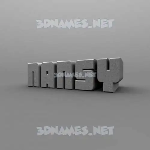 nansy in Solid Grey style - 3D name wallpaper nansy in Solid Grey style - 3D name wallpaper