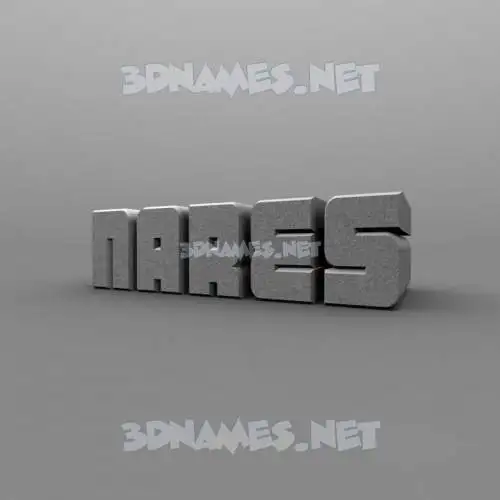 nares in Solid Grey style - 3D name wallpaper nares in Solid Grey style - 3D name wallpaper