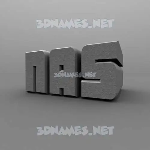 nas in Solid Grey style - 3D name wallpaper nas in Solid Grey style - 3D name wallpaper