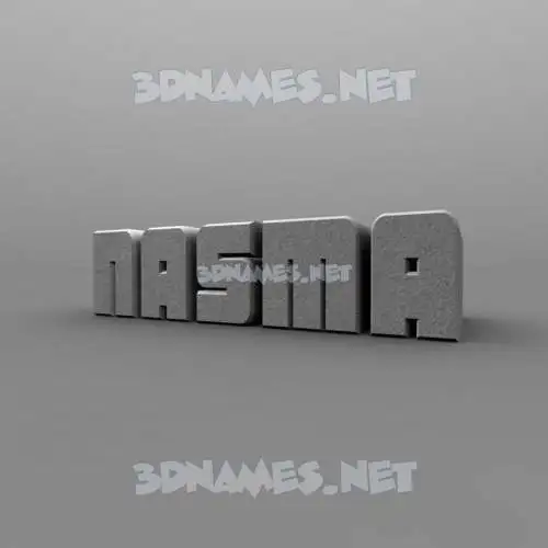 nasma in Solid Grey style - 3D name wallpaper nasma in Solid Grey style - 3D name wallpaper