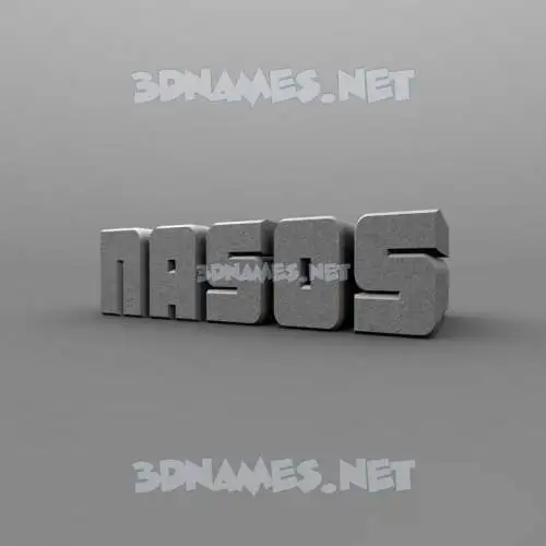 nasos in Solid Grey style - 3D name wallpaper nasos in Solid Grey style - 3D name wallpaper